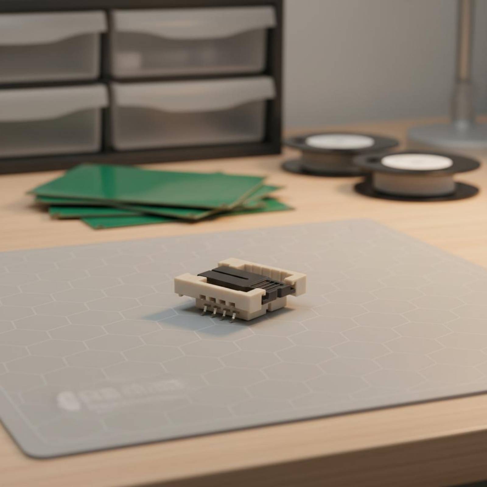 Electronics & Gadgets Beginning With D - QFN8 テストソケット ヒンジ付き QFN8 コンタクトソケット 電子部品