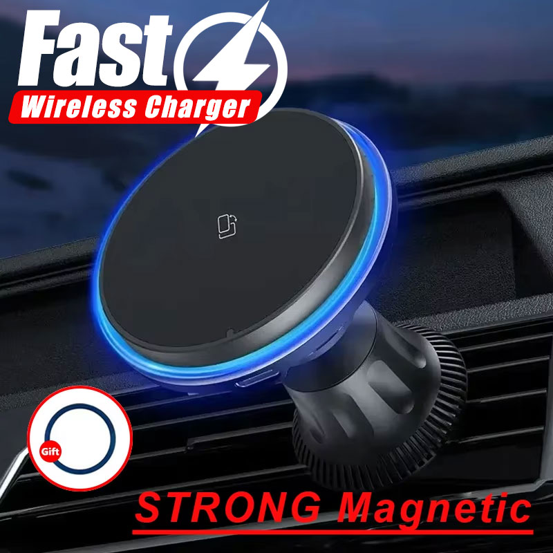 Magnetic Charging Cable - LED/RGB 磁気車ワイヤレス充電器 iPhone 12 13 14