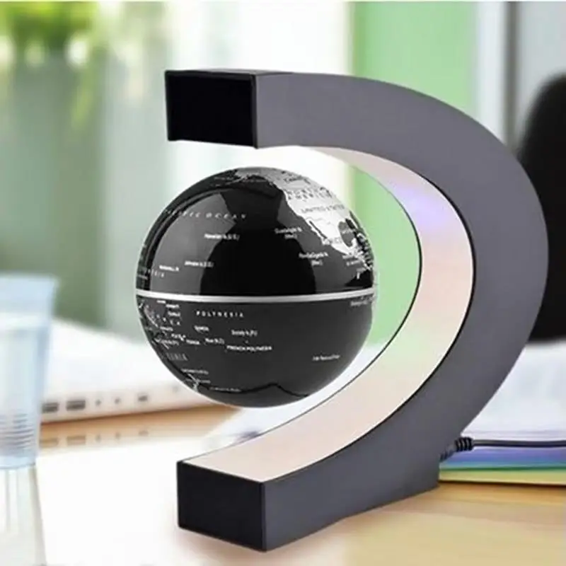 Electronics Gadgets For Home - 磁気浮上地球儀 LED 世界地図電子反重力ランプノベルティボールライト家の装飾ランプ誕生日プレゼント