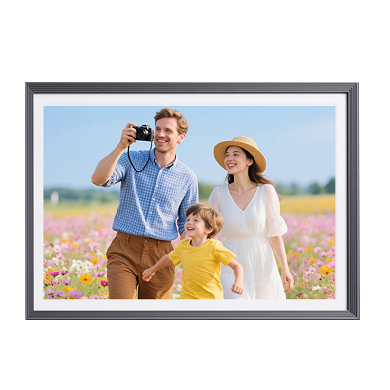Digital Photo Frame Wifi - 32GBメモリ搭載、10.1インチスマートWiFiデジタルフォトフレーム、タッチスクリーン、無料アプリで写真や動画をアップロード可能