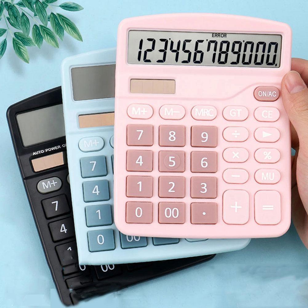 12桁電子計算機 ソーラー電池式 デュアル電源計算機 家庭  - Electronics Gadgets For Home のレビューと価格