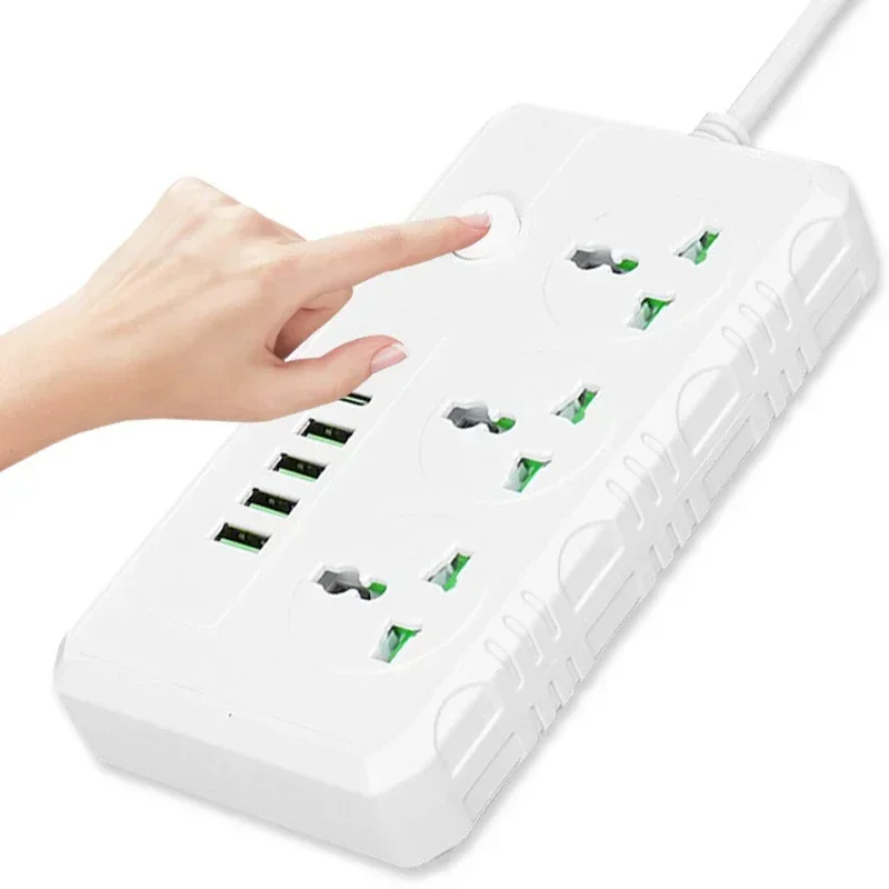 4つのUSBポートと1つのType-Cポート付き電源タップ、 - Electronics Gadgets For Home のレビューと価格