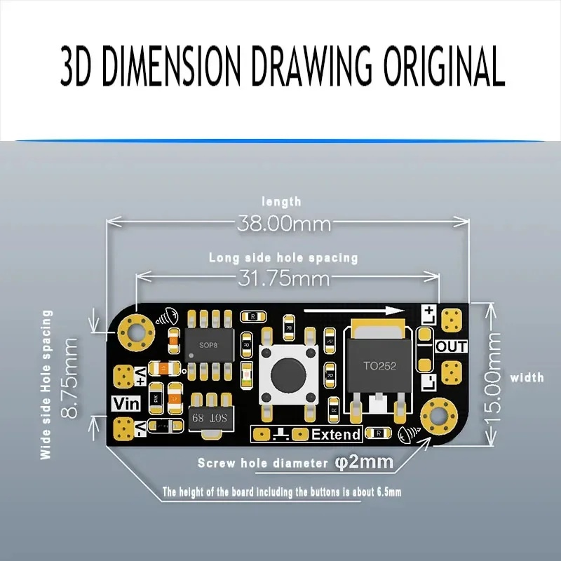 マイクロボタン調光ボードキーモジュールバイステーブル電子スイ - Electronics & Gadgets Beginning With D のレビューと価格