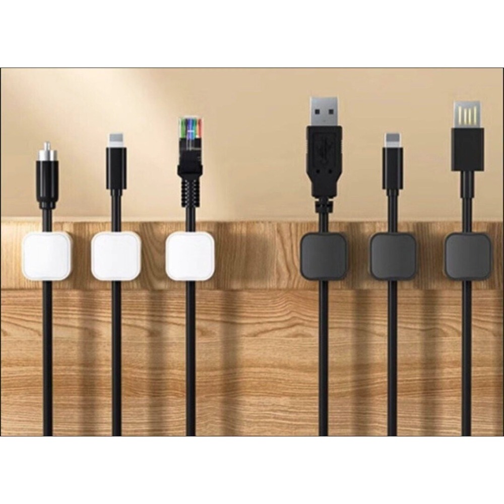 6個入り マグネット式コードオーガナイザー 強力粘着ケーブル - Magnetic Charging Cable のレビューと価格