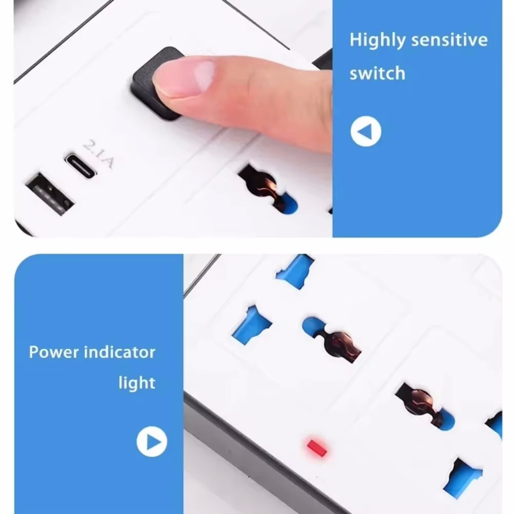 ユニバーサル電源タップ Type-C USBポート付きコンセ - Electronics Gadgets For Home のレビューと価格